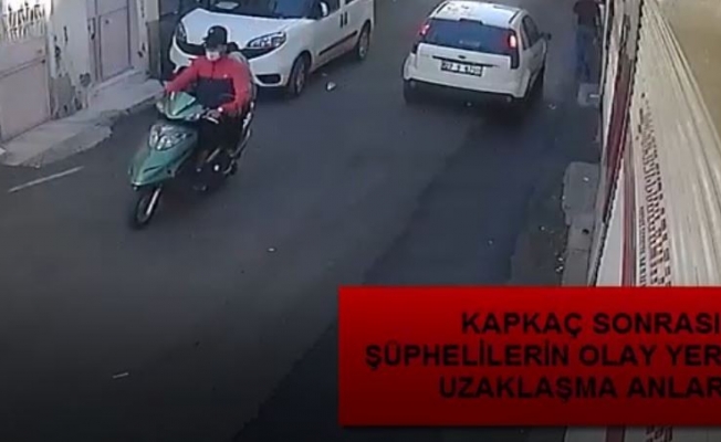 Motosikletli kapkaççılar polisten kaçamadı