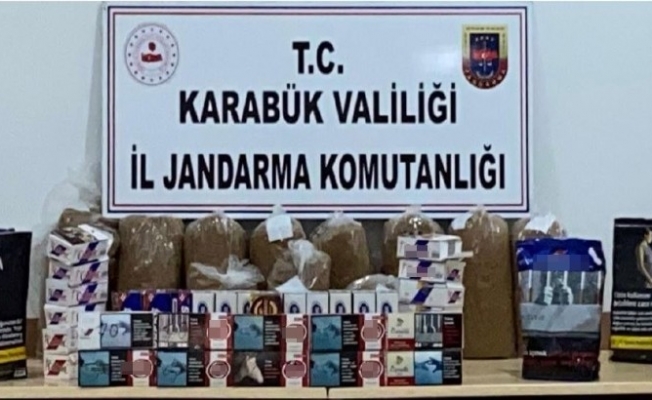 Safranbolu’da kaçak sigara operasyonu