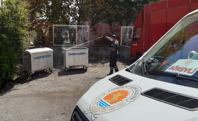 Samsun Büyükşehir Belediyesi’nden ilaçlama