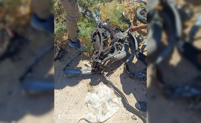 Suluk’ta bomba yüklü motosiklet patladı