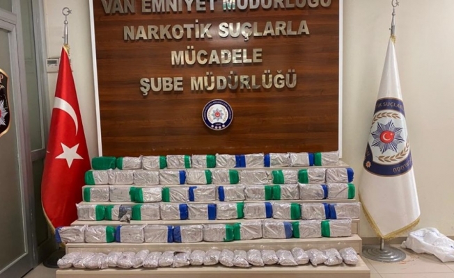 Van’da 61 kilo 495 gram eroin ele geçirildi