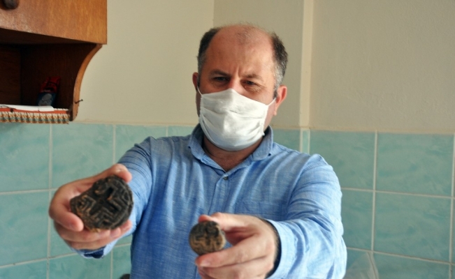 900 yıllık ekmek mührü bulundu