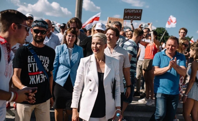 Belarus’ta muhalif hareketin liderlerinden Mariya Kolesnikova kaçırıldı iddiası