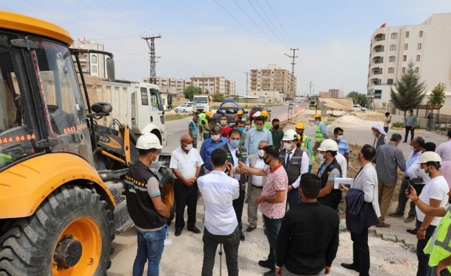 Haliliye’de doğalgaz çalışmaları sürüyor