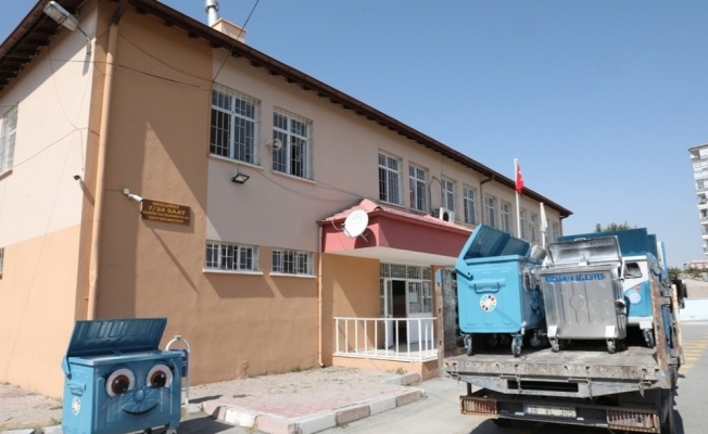 Kocasinan’ın çöp konteynerlerine estetik dokunuşlar