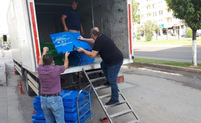 Sıfır atık için kutu desteği