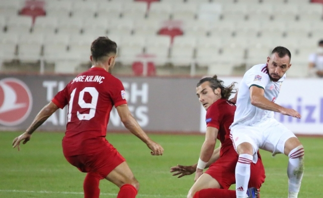 UEFA Uluslar Ligi: Türkiye : 0 - Macaristan: 0 (İlk Yarı)