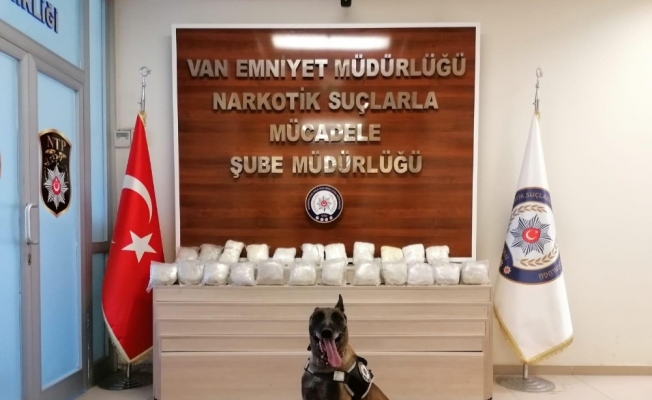 Van’da 23 kilo uyuşturucu ele geçirildi