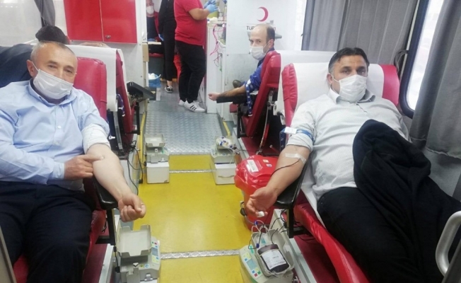 Akıncılar’da 58 ünite kan toplandı