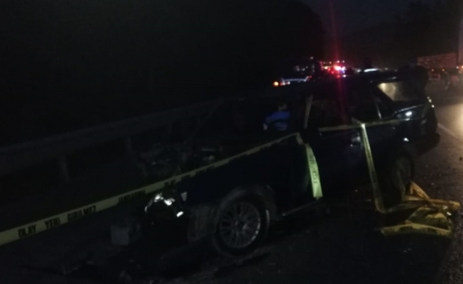 Bursa-Ankara yolunda feci kaza: 1 ölü, 4 yaralı