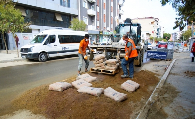 Darıca’da üstyapı çalışmaları tamamlanıyor