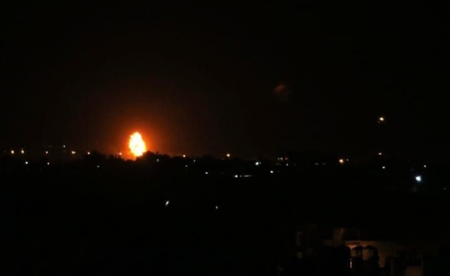 İsrail savaş uçakları Gazze Şeridi’ni vurdu