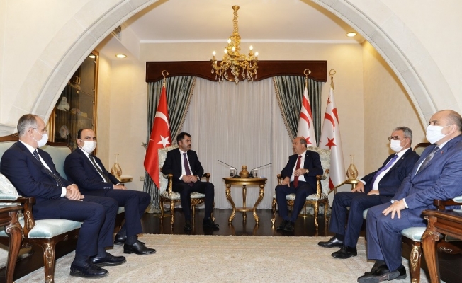 KKTC Cumhurbaşkanı Tatar, Çevre ve Şehircilik Bakanı Kurum’u kabul etti