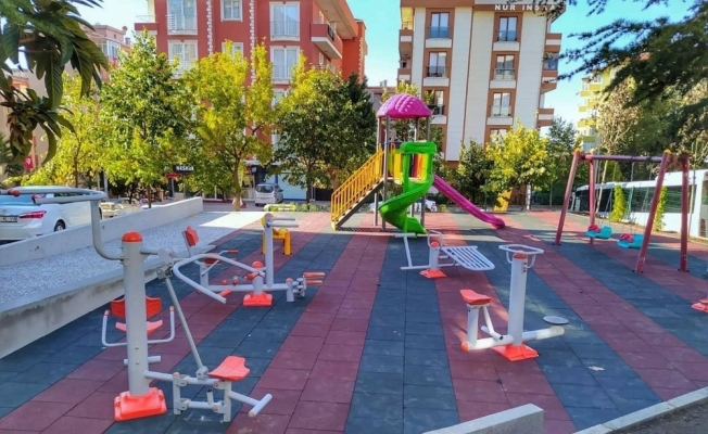 Köşklüçeşme’ye yeni bir park alanı yapıldı