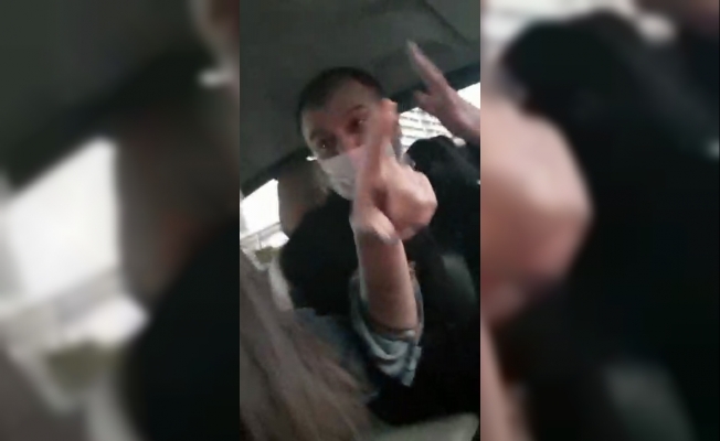 (Özel) Taksiciden kadın müşteriye şok tehdit: “Seni gebertirim kadın”