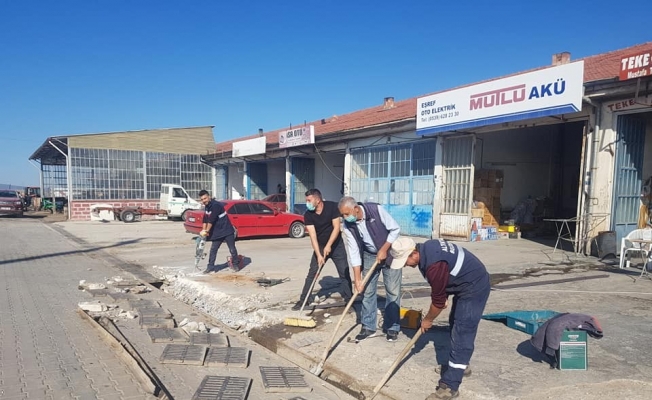 Sanayi esnafından belediyeye destek