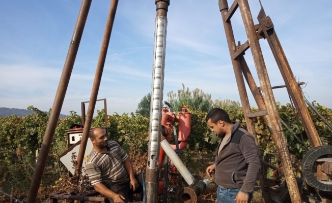 Sulama tesislerine büyükşehir desteği devam ediyor