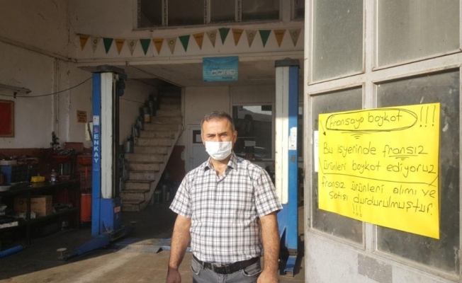 Tokatlı esnaflardan Fransız mallarına boykot