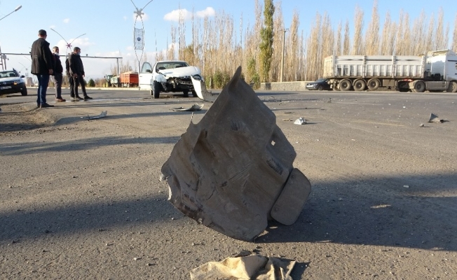 Ağrı’da hız yapan araç kazaya sebep oldu