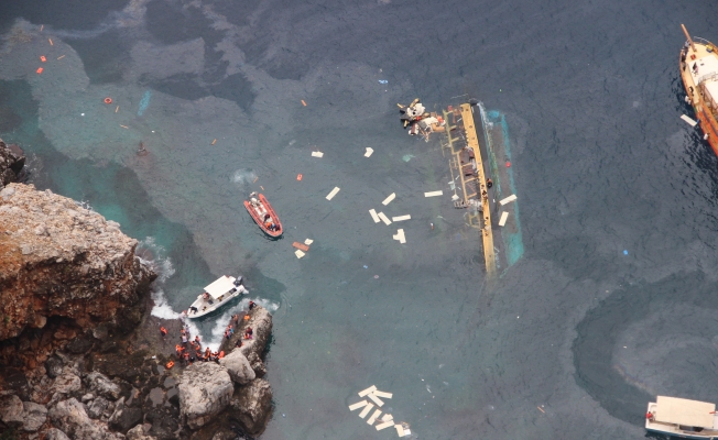 Alanya tekne faciasında deniz kirlenmeden temizlendi