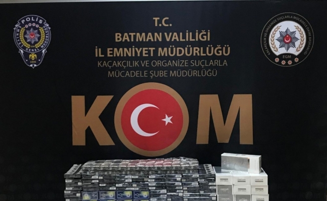 Batman’da bin 360 paket gümrük kaçağı sigara ele geçirildi