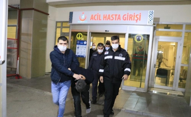 Hastanenin pandemi servisinden çanta çalan hırsız yakalandı