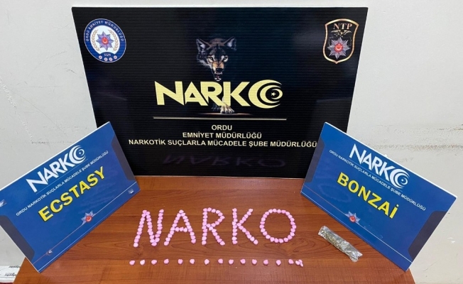 Ordu’da uyuşturucu operasyonları