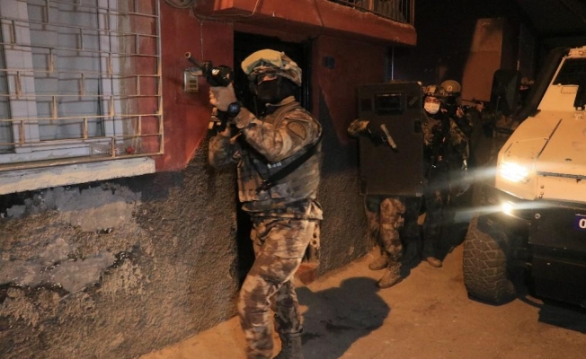 Şafak vakti organize suç örgütüne operasyon