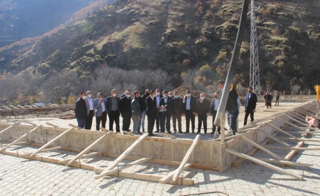 Şemdinli’de mezbahane yapımı