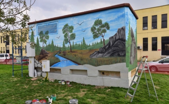 Trafolar büyükşehirle estetik görünüme kavuşuyor