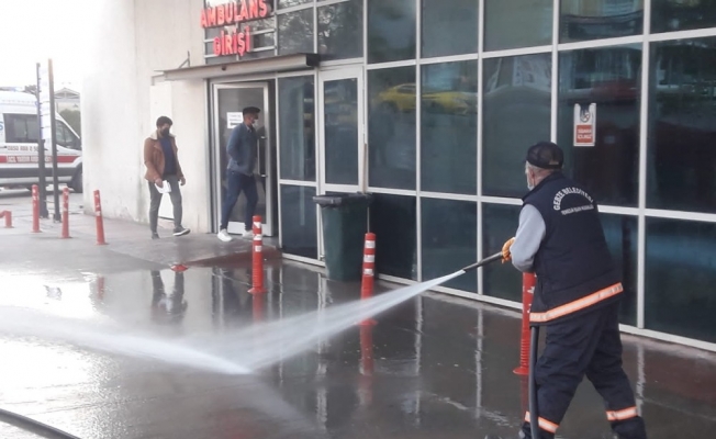 Gebze’de sokakları kısıtlamada baştan sona temizleniyor