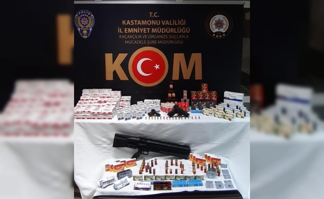 Kastamonu’da silah ve ilaç kaçakçılığı operasyonu: 2 gözaltı