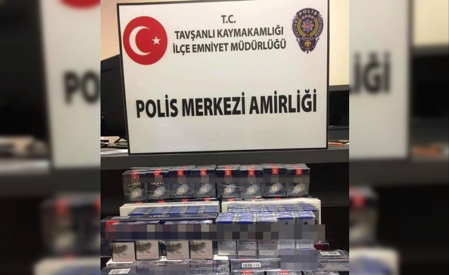 Tavşanlı’da 305 paket kaçak sigara ele geçirildi