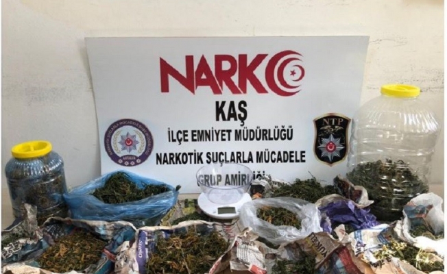  1 buçuk milyon TL’lik makaron ele geçirildi