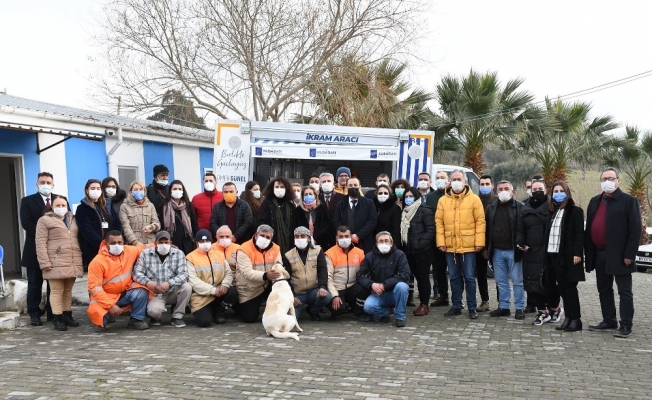 Belediye yönetiminden hayvan bakım merkezine ziyaret