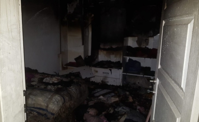 Efeler’de ikamet yangını