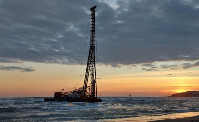 Silivri’de kopan duba karaya oturdu