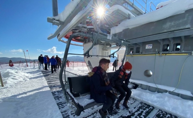Sömestr tatilinde Keltepe Kayak Merkezi’nde yoğunluk bekleniyor