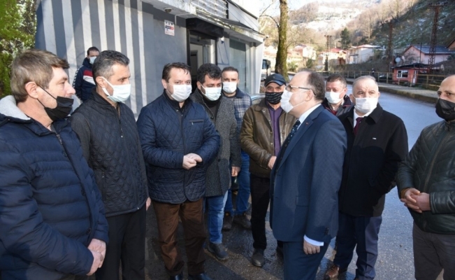 Vali Tutulmaz, iş insanlarını ziyaret etti