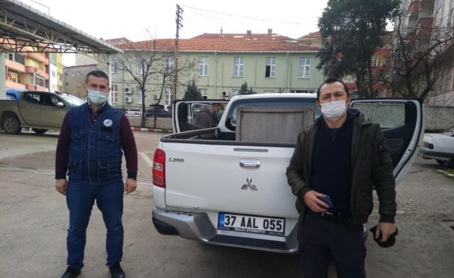 Yaralı halde bulunan karaca tedavi altına alındı