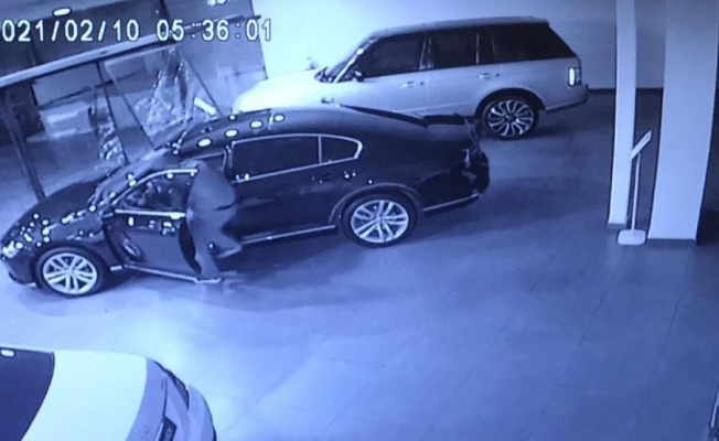 Çaldığı lüks otomobili geri bırakan hırsız tutuklandı