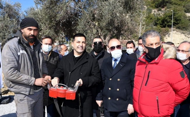 Kuşadası’nda taziye evi ve park alanının temeli atıldı