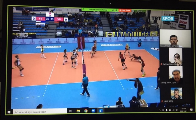 Voleybol İl temsilciliği Şubat ayı hakem ve gözlemci semineri yapıldı