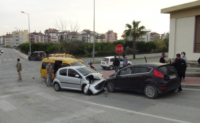 Zincirleme kaza ucuz atlatıldı