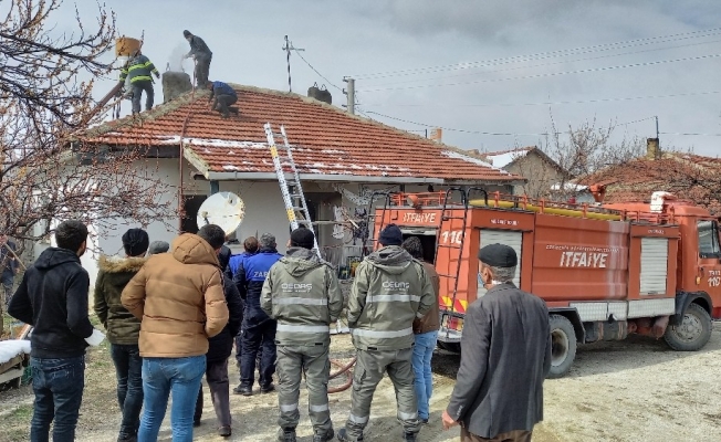 Baca yangını paniğe neden oldu