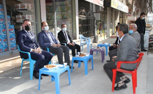 Bismil Kaymakamı Türkmen: “Çay sizden, simit bizden”
