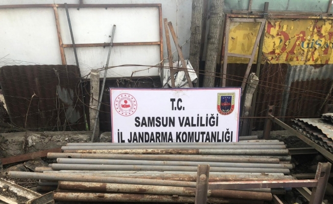 Çalıntı demirler hurdacıda ele geçirildi