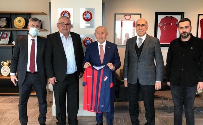 Düzcespor ikinci başkanı Korkmaz’dan Özdemir’e ziyaret