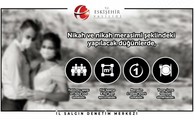 Eskişehir Valiliği’nden nikâh merasimleriyle ilgili bir uyarı