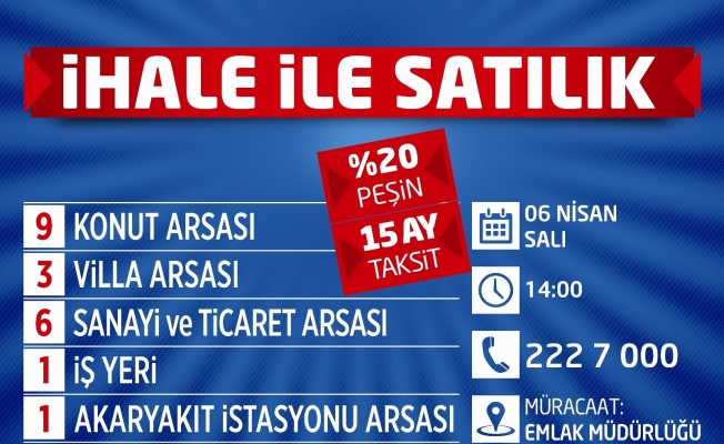 Kocasinan’dan yüzde 20 peşin, 15 ay taksitle yatırım fırsatı